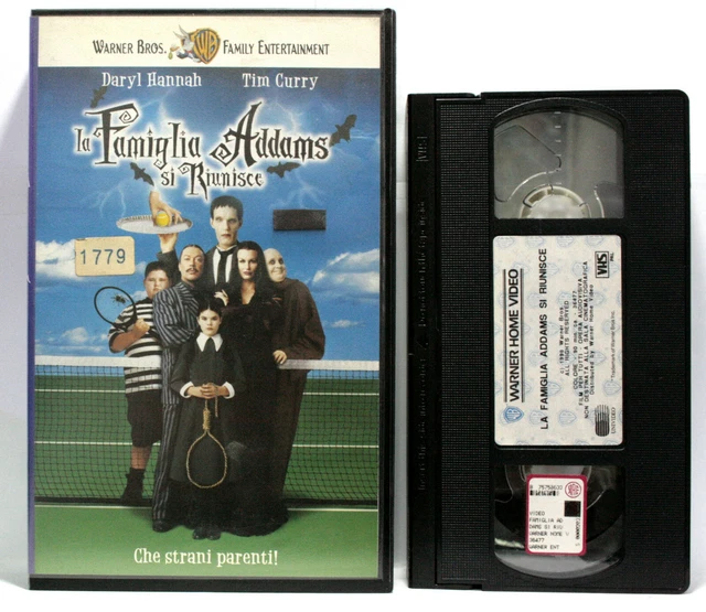 LA FAMIGLIA ADDAMS Si Riunisce Vhs D. Hannah T. Curry Warner Bros Used