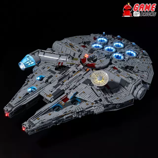 LED Light Kit for Millennium Falcon - Compatible with LEGO® 75192 Set (Classic)