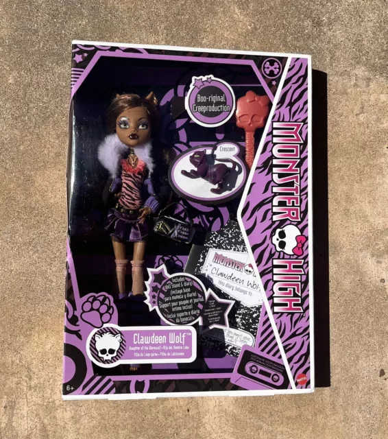 Boneca Monster High Clawdeen Wolf Boo-original Repro 2022 - R$ 589