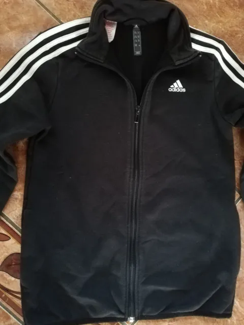 Adidas Sportjacke / Trainingsjacke Kinder Gr. 152 schwarz