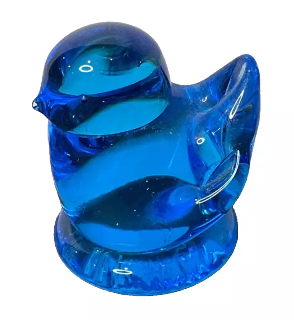 Terra Studios Sunny Day Bluebird Of Happiness Mini Art Glass Ron Ray Figurine