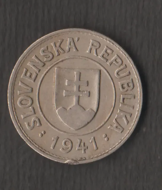 SLOVAKIA  1941 1 Koruna Coin, CIRCULATED, VF