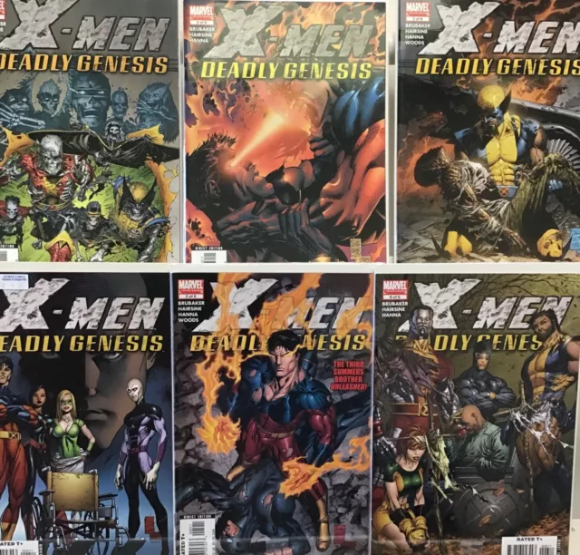 Marvel Comics X-men Deadly Genesis 1-6 Complete VF/NM