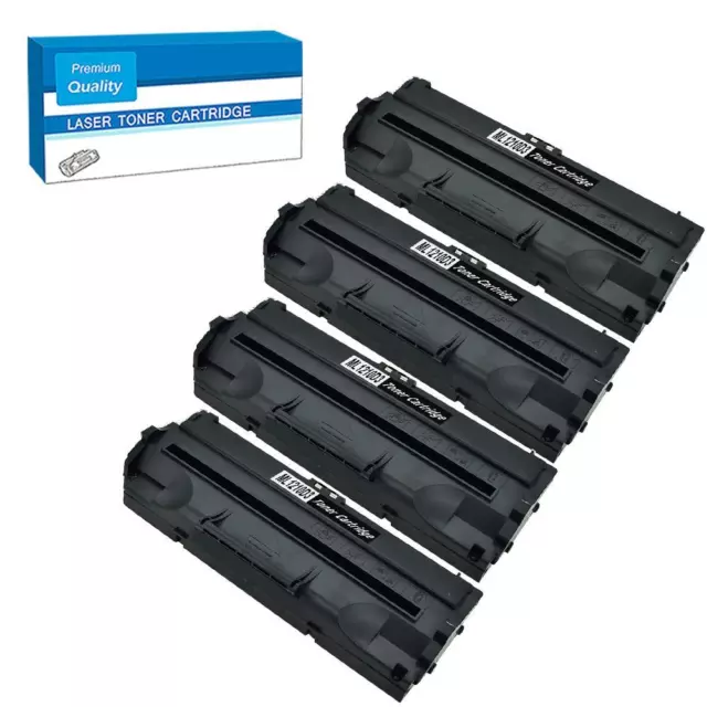 4 Black Toner Cartridge For Samsung ML1010 ML1020 ML1430 ML1200 ML1210 ML1210D3