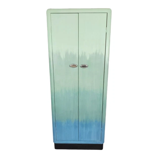 VINTAGE KITCHEN PANTRY Utility Storage Art Deco Custom Painted