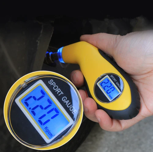 Tyre Gauge Digital LCD  Tire Air Pressure Tester Tool for Auto Motorcycle Car