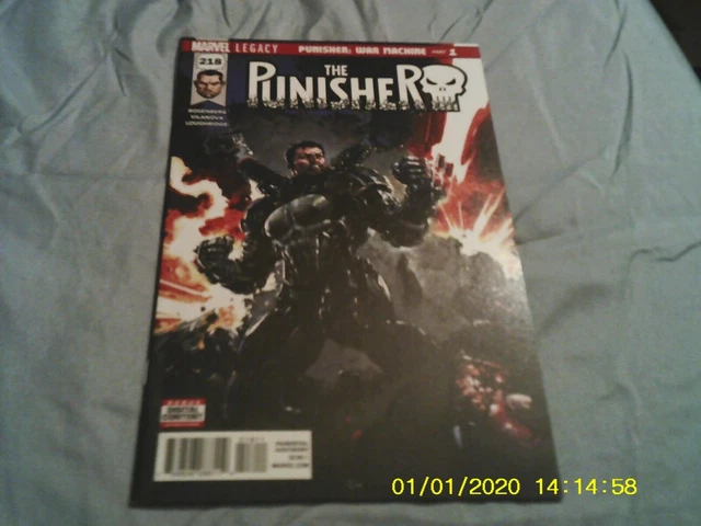 Punisher 218 1St Punisher War Machine 1St Print Marvel Key Disney+