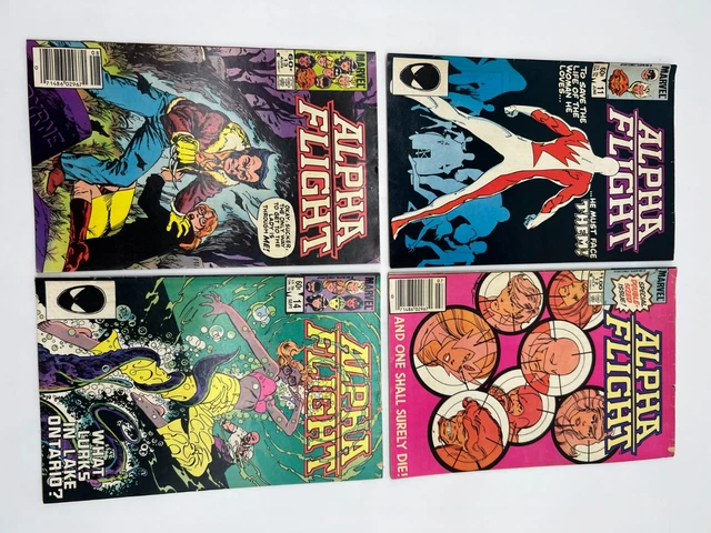 Marvel Comics Alpha Flight No. 11/12/13/14/15/16/17/18/19/20 (Lot LL)