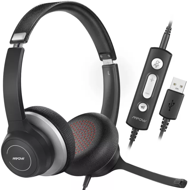 Cuffie USB Mpow HC6 con microfono Gaming con Microfono Noise Cancelling