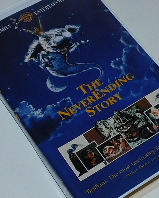 1984 THE NEVERENDING Story movie VHS tape, 1994 Warner Video clamshell