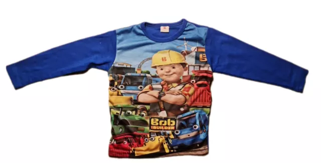 Dolce Bob der Baumeister Bambino Camicia a Maniche Lunghe Taglia 86