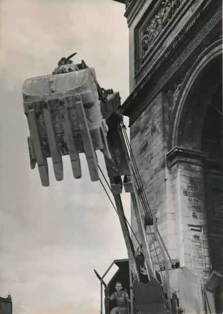 PARIS 1956 - Travaux Arc de Triomphe Création Passage Souterrain - PR 148