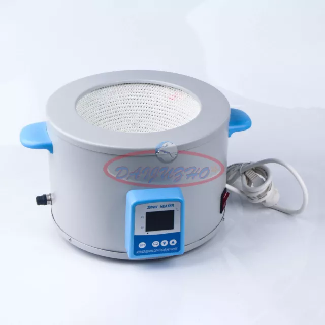 NEW 220V 2000ml Heating Mantle Thermostatic with Digital Display 380℃  2 L