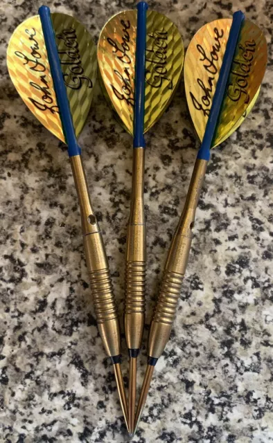RARE UNICORN JOHN Lowe Golden Hero 20g Tungsten Darts £49.99