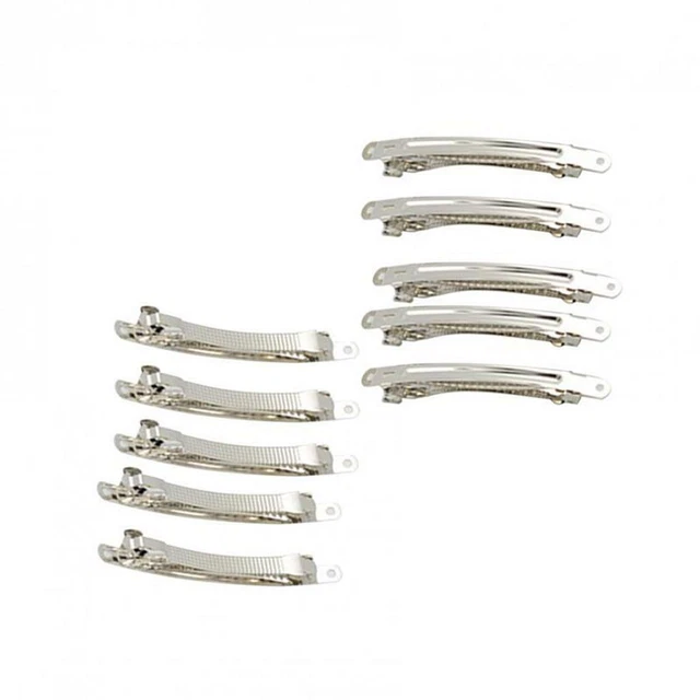 Set mit 20 Stück Frauen Haarnadel Haarspange Federclip DIY Schmuckzubehör 6cm 2