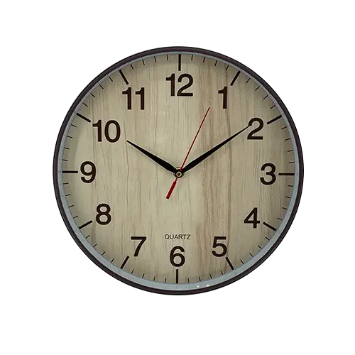 Reloj de pared vintage estilo madera 25 cm