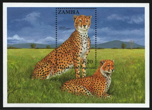 Sambia 1987 - Mi-Nr. Block 15 ** - MNH - Wildtiere / Wild animals