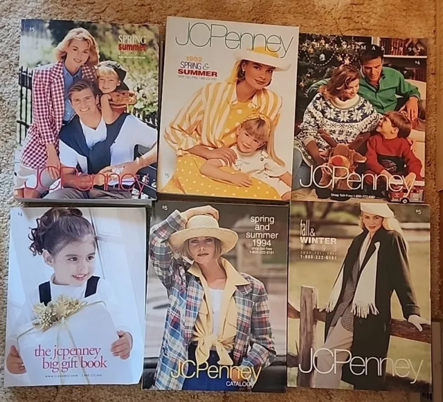 Vintage JCPenney 1992,1993,1994,1999 Catalogs.