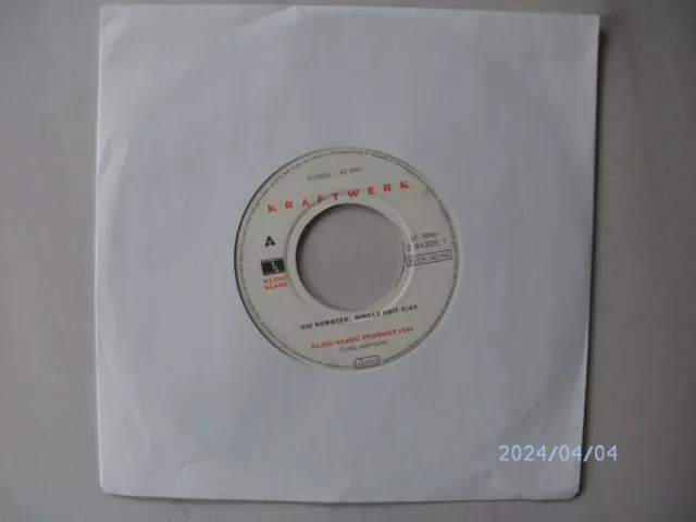 7" Single : Kraftwerk Die Roboter / Robotronik