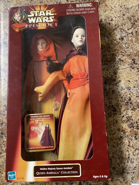 Star Wars Episode 1 Hidden Majesty Queen Amidala Doll 1998 by Hasbro #61776 NIB