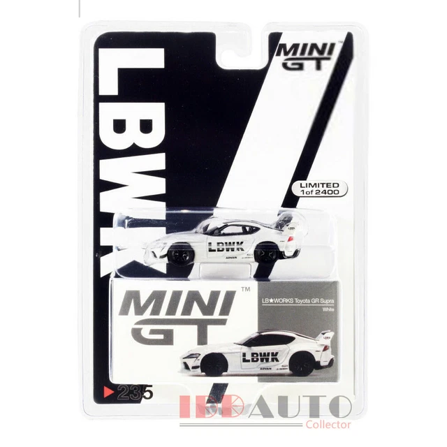 MINI GT LB Works Lbwk Toyota Gr Supra 1/64 Modèle Voiture Moulé Sous ...