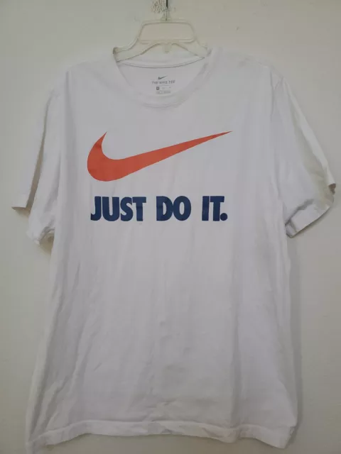 Nike Just Do It JDI Graphic T-shirt Men's Size XL White