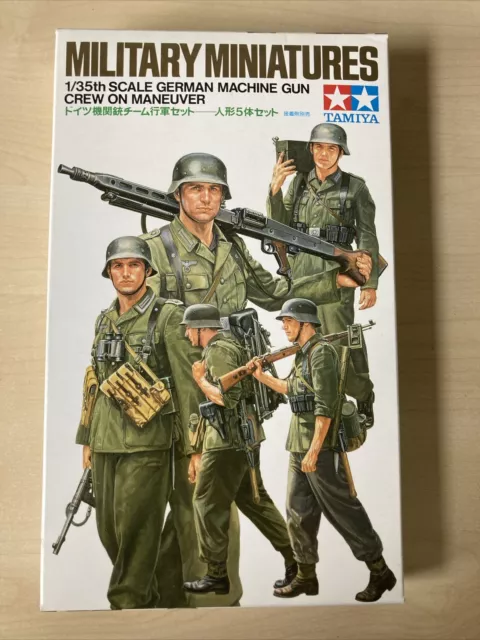 Tamiya 35184 German Machine Gun Crew on Maneuver WWII 1:35 ovp