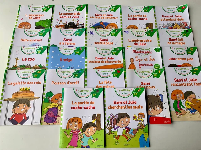 LOT 17 LIVRES J'apprends à lire : Sami et Julie - niveau 2 /Milieu CP