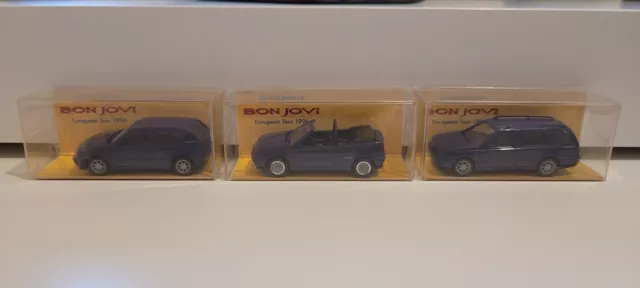 Bon Jovi Euro Tour 1996 * VW Golf III Cabrio Variant * 1:87 IMBALLO ORIGINALE raccolta Herpa