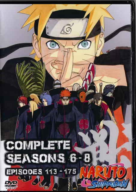 Naruto Shippuden Episodes 449 - 500 English Dubbed / Japanese Seasons 21-22  DVD