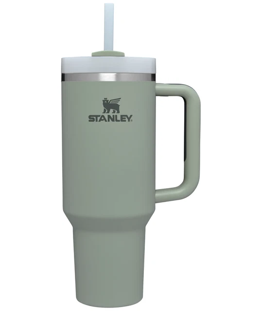 STANLEY ADVENTURE QUENCHER 40 OZ Travel Tumbler / Straw Cup Bay Leaf
