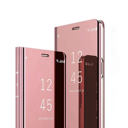 NEW Clear View Standing Case Mirror Smart Flip Hard Cover For Samsung Galaxy...