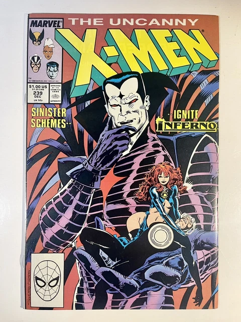 Uncanny X-Men 239 NM Marvel 1988 1st Cover and 2nd app of Mr. Sinister Silvestri