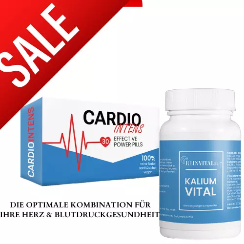 Cardio+Kalium Kaps Tagesbedarf Für Ihr Herz& Blutdruck Hochdosiert Inhaltstoffe