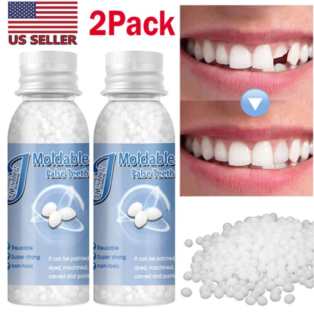 Tooth Repair Granules False Teeth Solid Glue Temporary Tooth Repair Gap Denture
