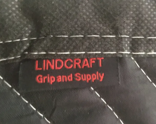 Used Lindcraft Sound Blanket Black Fabric 72" x 78" (FREE RESIDENTIAL SHIPPING)