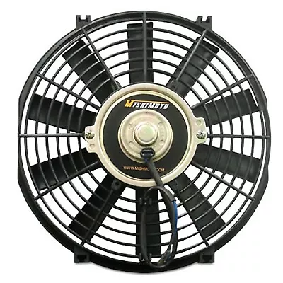 Mishimoto 12V Car Engine Bay Slimline Electric Cooling Fan - 14&quot; Diameter