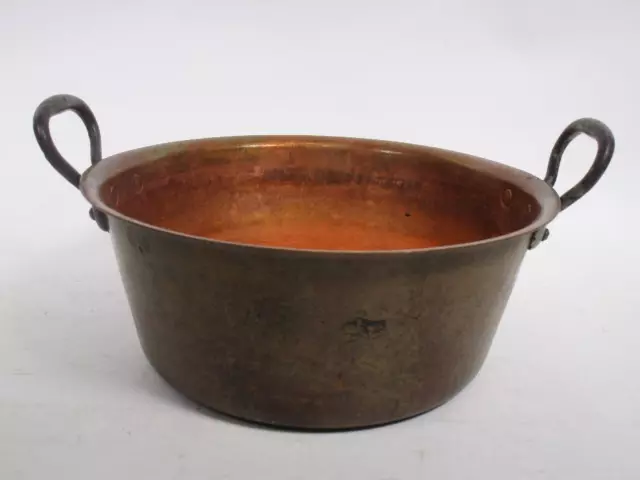 Kleine Kupfer Marmeladenschüssel, ca. 29 cm Ø   1R8776
