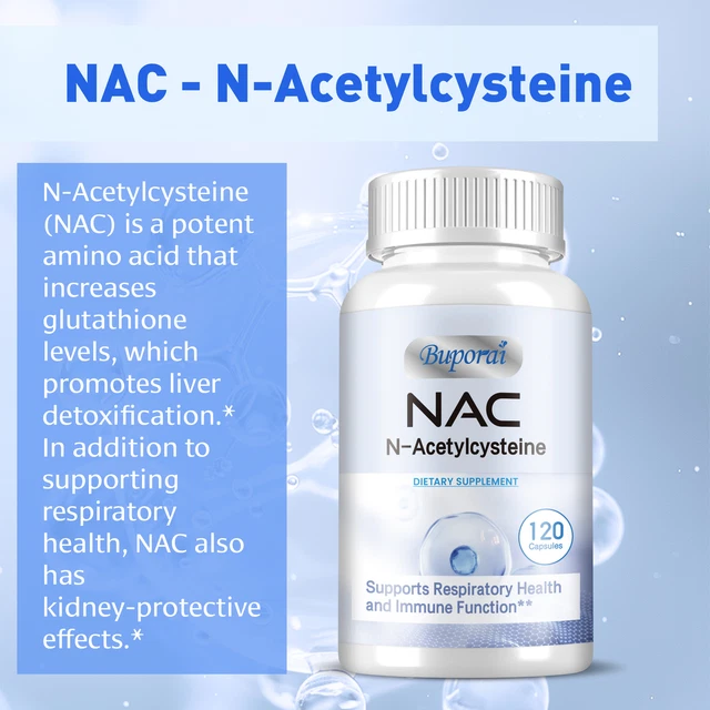 Nac Inhalation NAC N-ACETYLCYSTEINE 500MG - Support Liver, Lung and Respiratory System ...