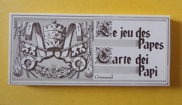 LE JEU des papes carte dei papi - cartes cartomancie Grimaud 390 243