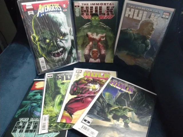 IMMORTAL HULK Complete Series 75 BOOK MEGA LOT NM or Better with AVENGERS 684