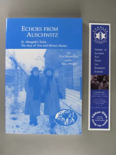 Echoes from Auschwitz: Dr. Mengele's Twins, by Eva Kor, Signed, Paperbound