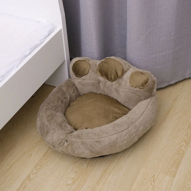 Patas de oso mascota perro cama de gato nido de perrera cálido suave abrazo