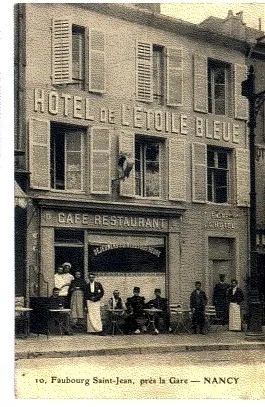 (S-96120) France - 54 - Nancy Cpa Hotel De L Star Bleue - Cafe Restaurant