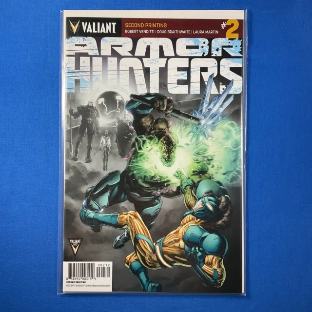 Armor Hunters #2 Second Printing Variant Valiant Entertainment 2014 Comic Book