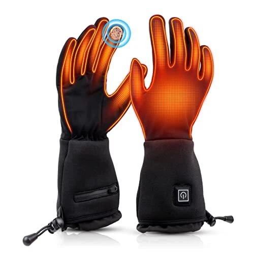 Heated Gloves Liner - Heated Gloves for Women MenRechargeable Powered Battery...