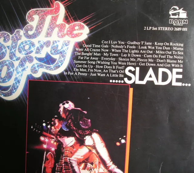 SLADE The Story of Slade Germany Barn 2LP