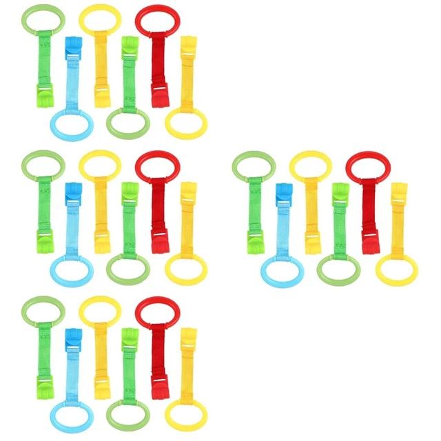 24 uds Soporte Para Correr Bebé Portátiles Accesorios Cuna Anillos Bebé