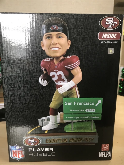 CHRISTIAN MCCAFFREY San Francisco 49ers Next Stop Bobblehead #128/222