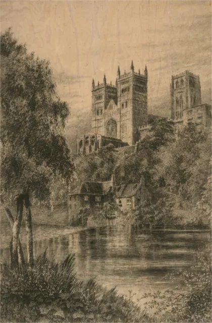 J. R. Hutchinson  - Eau-Forte Du Début Du Xxe Siècle, Cathédrale De Durham